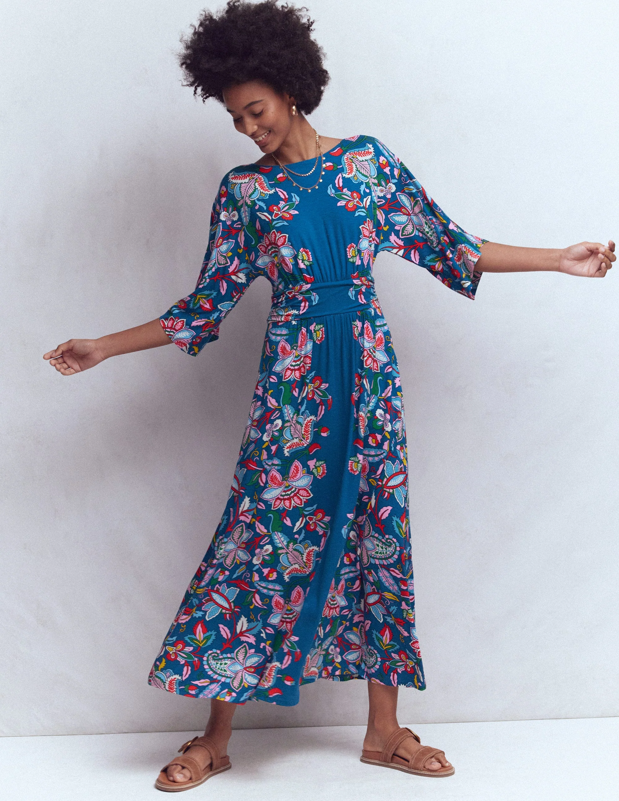 Boden Imelda Kimono Jersey Dress