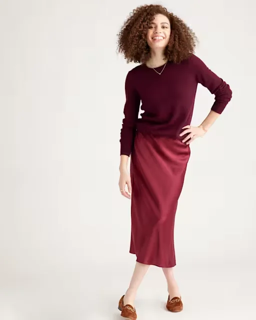 Quince Washable Silk Skirt