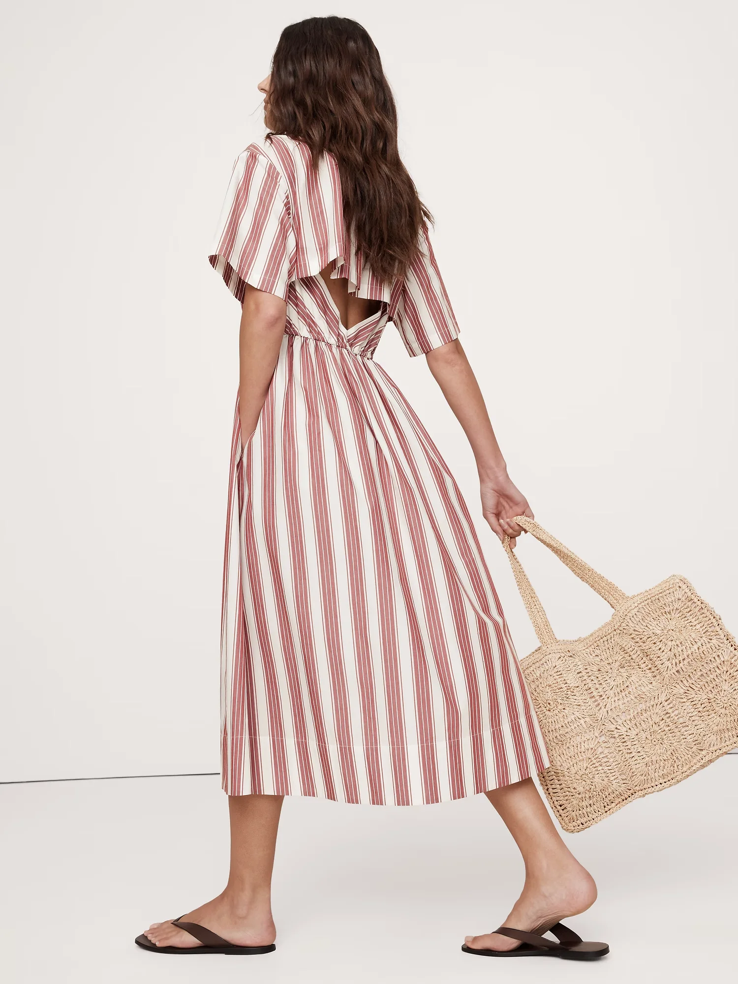 Banana Republic Cotton Poplin Shirt Dress
