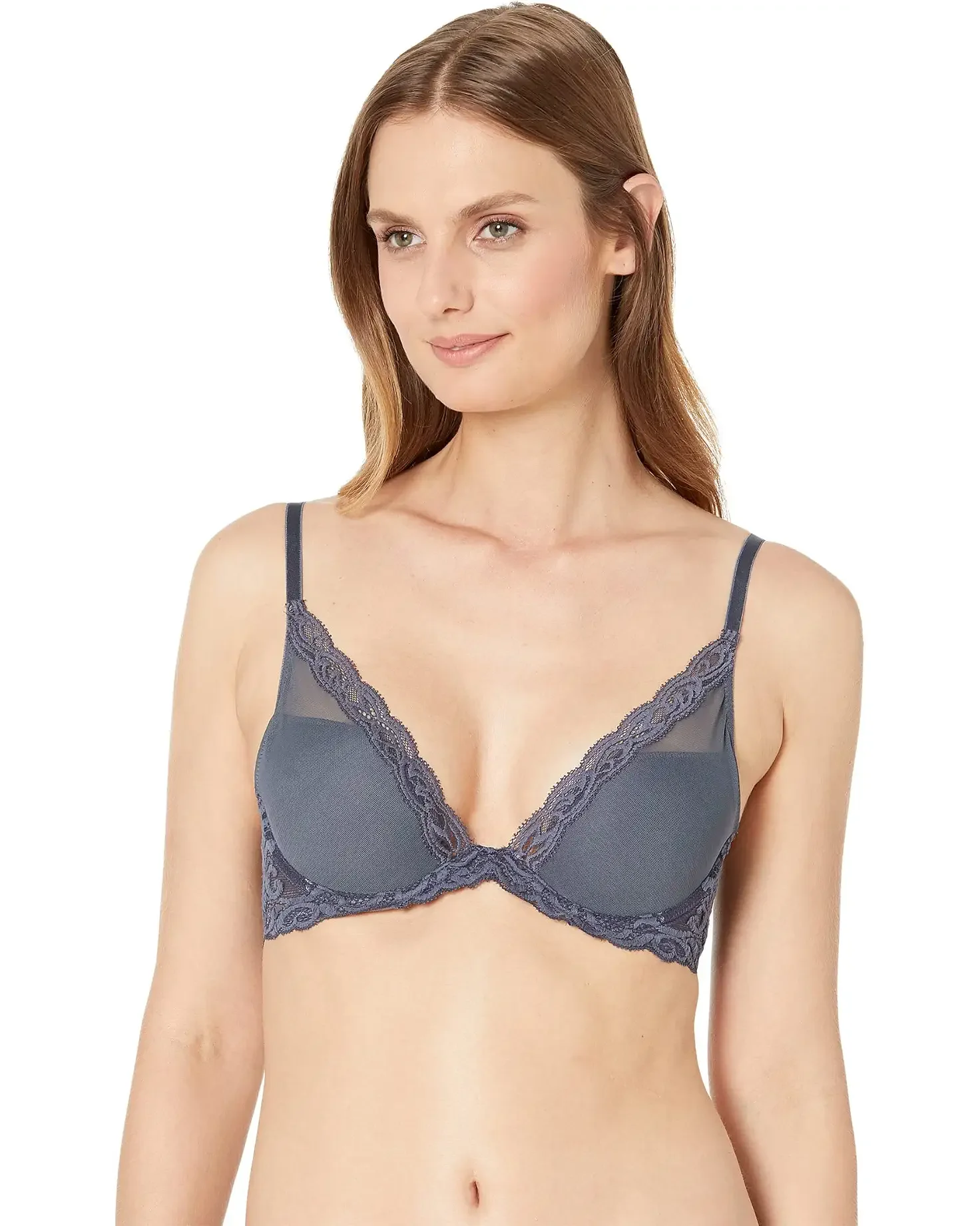 Natori Feathers Contour Plunge Bra