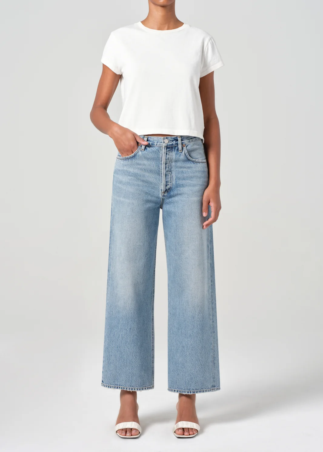 AGOLDE Ren High Rise Wide Leg Jean