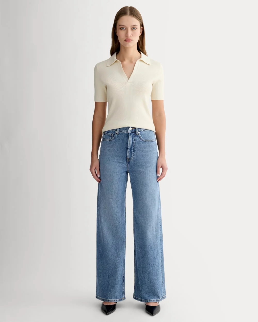 Everlane Way-High Sailor Jeans